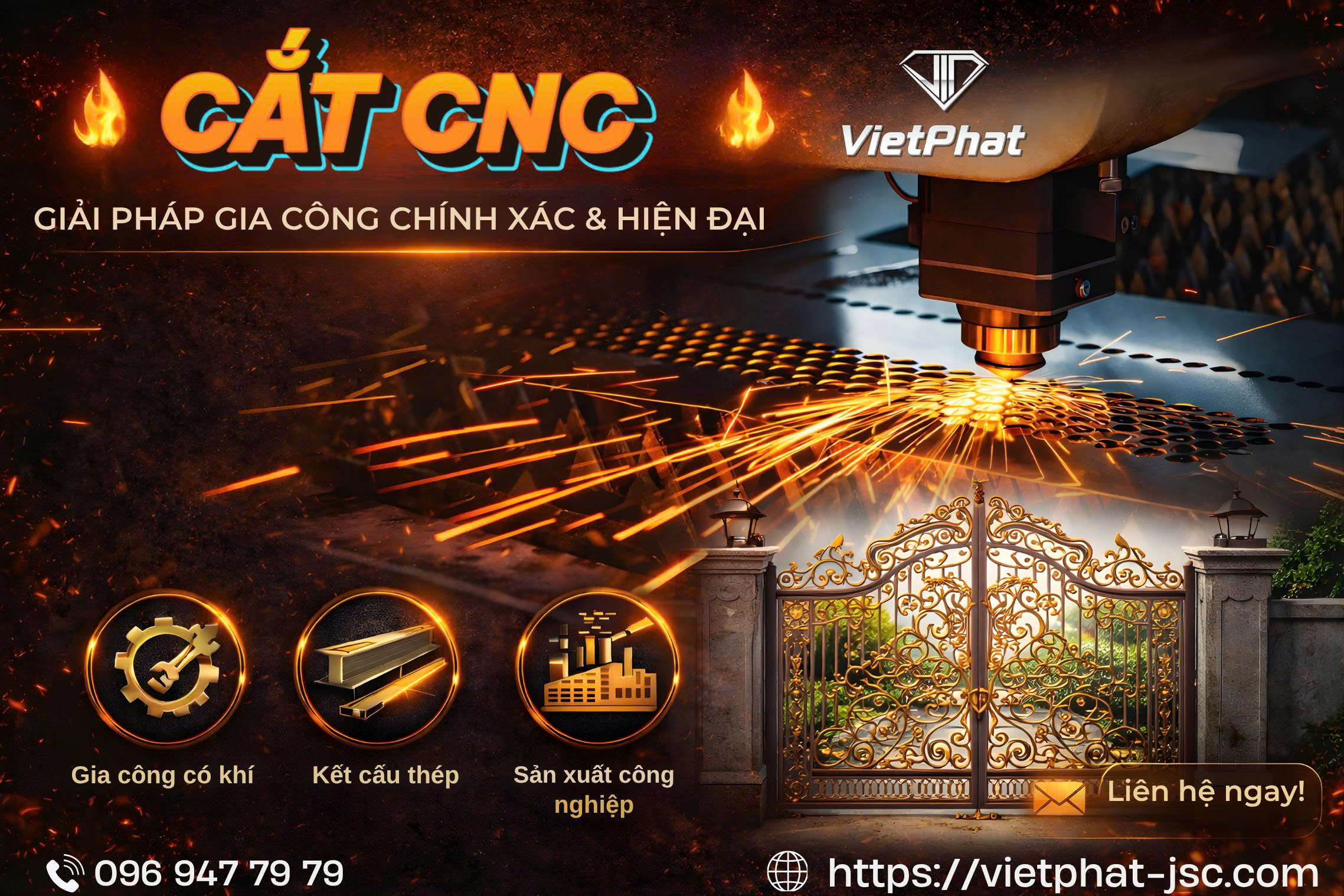 CẮT CNC – GIẢI PHÁP GIA CÔNG CHÍNH XÁC & HIỆN ĐẠI